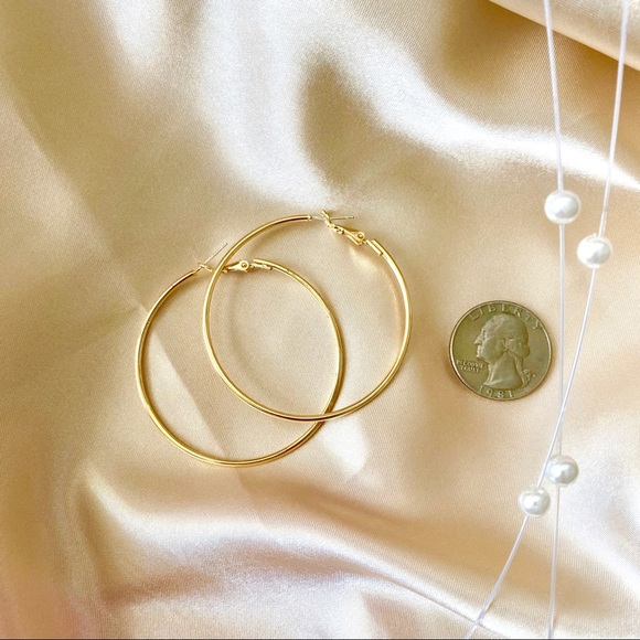 💙 Gold Earrings Sterling Silver Posts - Picture 4 of 12